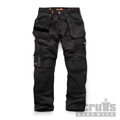 £27.99 • Buy Scruffs Trade Holster Work Trousers Black 30r Cargo Knee Pad Pockets