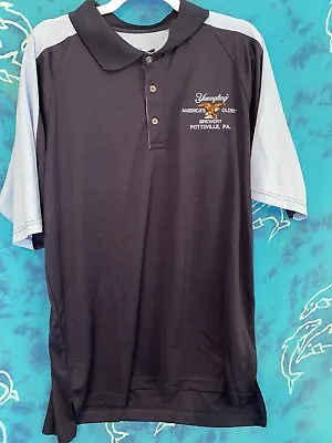 NWOT Men’s Yuengling Lager Oldest Brewery Navy Blue Golf  Sport Polo Shirt L • $42.99