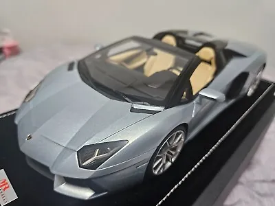 1:18 MR Lamborghini Aventador LP700-4 Roadster Azzuro Thetis Blue • $600