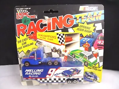 Racing Champions 1/144 Mini Hauler W/ Stock Car #9 Melling BIll Elliott NIP 1991 • $14.99