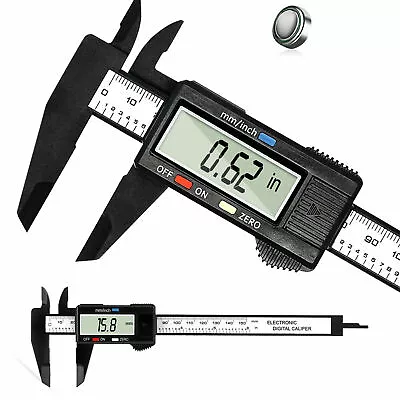 Calibrador Digital Vernier Micrómetro Regla Electrónica Medidor De Calibre 150 M • $9.64