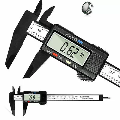 Digital Caliper Vernier Micrometer Electronic Ruler Gauge Meter Measuring Tool • $9.64