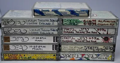 Maxell Xlii 90 Cassettes Lot Of 11 Live Grateful Dead Etc Tapes - Lightly Used • $15
