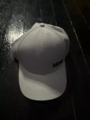 Mini Cooper Branded White Cap Hat Adjustable Emblem Keep It Mini Blemished • $25