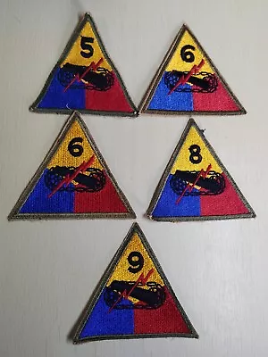 £25 • Buy American Army WW2 Armoured Division Patches