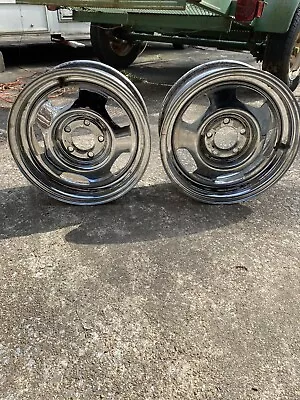 Small Bolt Pattern 14” X6 Wide Chrome Rims Mopar A Body • $120