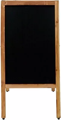 Wooden Chalkboard Blackboard Pavement Display Sign A-Board • £14