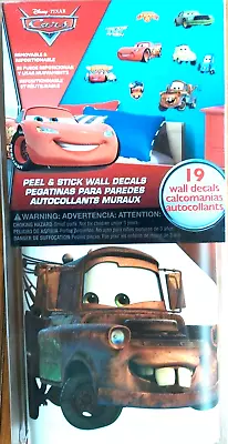Wall Stickers CARS Movie LIGHTNING MC QUEEN & More New! • $8.95