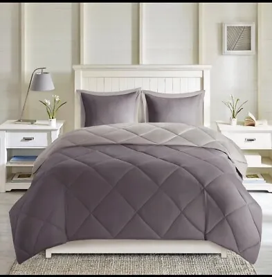 Madison Park Essentials 3M Scotchgard Reversible Down Alternative Comforter Set • $50