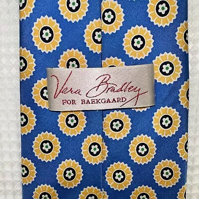 Vera Bradley For Barkgaard Mens Tie 100% Silk Made In China 61” Length • $19.76