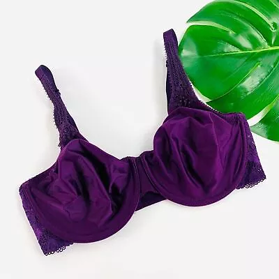 Wacoal Inspiration Smooth Bra Size 34D Purple 855187 • $24.99