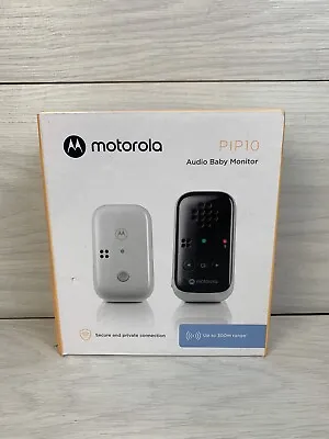 Motorola PIP10 Audio Baby Monitor Long Range Private Connection Volume Control • £22.99