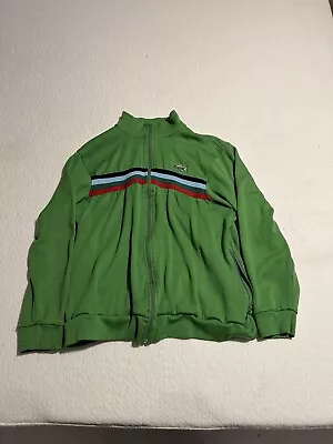 Vintage Lacoste Zip Up Jacket Green L • $30