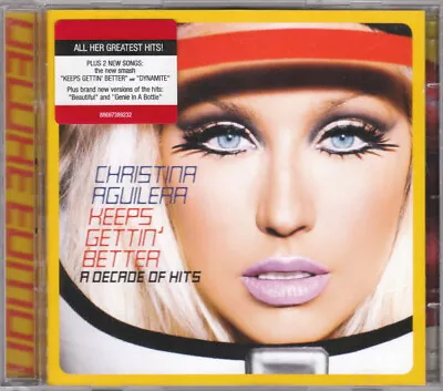 Christina Aguilera–Keeps Gettin' Better A Decade Of Hits CD+DVD Video Deluxe NEW • $46.50