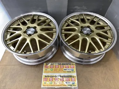 JDM Wheels 373 18x7.5J 5x100 48  WORK Lambeck LM1 Set4 WZ • $1616.12