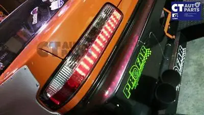 Smoke Red LED Tail Lights For 89-04 Nissan Silvia S13 DMAX Taillights • $225.37