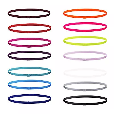 3PCS Men And Women Candy Color Silicone Hair Band High Elastic Sports Headband  • $7