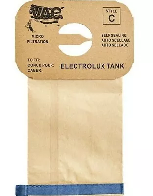 24 Bags For Electrolux Canister Vacuum Style C  Vacuum Bags C 4 PLY • $19.95