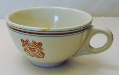 Vintage Uscg United States Coast Guard Officers Wardroom Cup & Saucer • $39