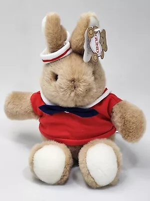 Vintage Gund Skip The Sailor Bunny Plush 1990 W/ Tags Stuffed Animal Rabbit • $24.99