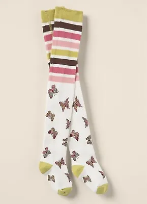 Matilda Jane Heart To Heart Fall Flutter Butterfly Mixed Print Tights Size 12-14 • $22.95