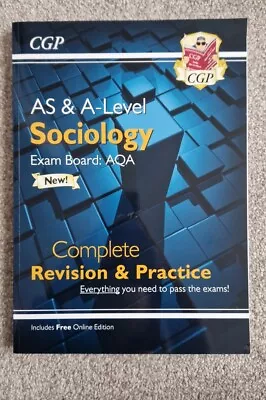 A-Level Sociology: AQA Year 1 & 2 Complete Revision & Practice By CGP Books... • £9.75