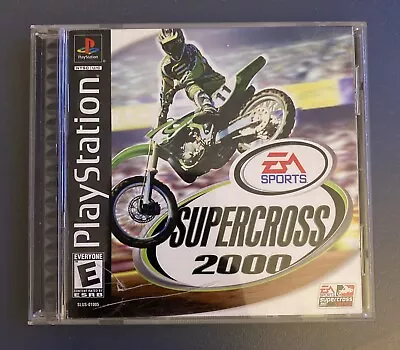 Supercross 2000 (Sony PlayStation 1 PS1) CIB Complete Tested PSone Motocross • $9.29