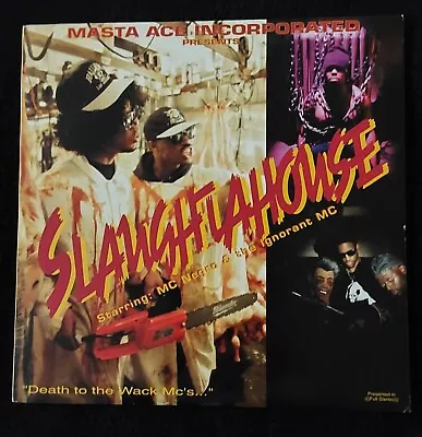 MASTA ACE INCORPORATED Slaughtahouse B/w Born To Roll  12  VINYL Delicious Vinyl • $9.99