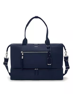 Tumi Voyageur Contine Weekender 146586-1438 Indigo / Silver Hardware • $499.99