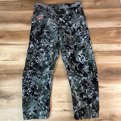 $289.99 • Buy Sitka Gear Pants Mens XL Thunderhead Waterproof Lined Side Zips Gore GTX Belted