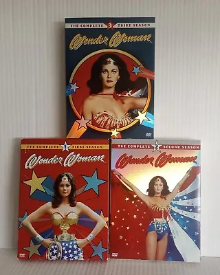 Wonder Woman DVD Lynda Carter TV Series Season 1 2 3 Complete • $20
