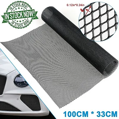 Aluminum Mesh Grill Cover Car Wing Bumper Fender Hood Vent Grille Net 40''x13'' • $12.49