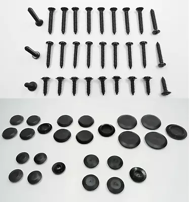 25 Flush Sheet Metal Plugs & 30 Int Screws! For Ford Car/truck F-150 Bronco Etc • $16.95