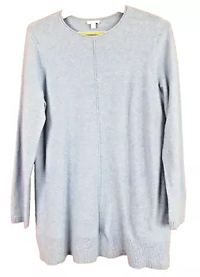 J. JILL Women Stretch Soft 100% Cashmere Pullover Sweater Multi Blues Grainy M • $44.50