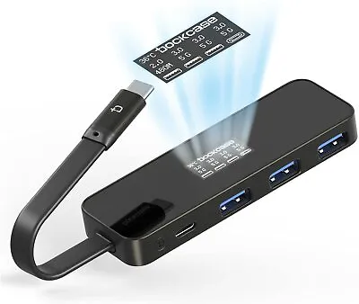 DockCase Visual USB C Hub USB C Adapter For MacBook Pro/Air 13/15/16M1 IPad Pro • $44.95