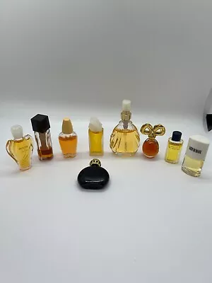 Vintage Miniature Mini Perfume Bottles Lot Of 9 Various Brands • $69.99