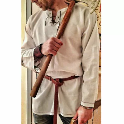 Medieval Elven Tunic Renaissance Larp Shirt SCA Costume Viking COSPLAY • $50.54