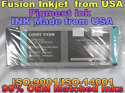 Compatible Stylus Pro 4800 Light Cyan T565500 Ink Lc Cartridges Not Oem Rr • $24.50