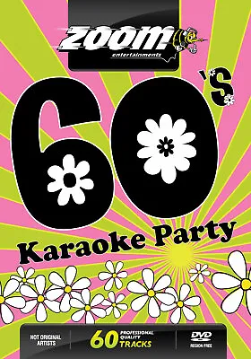 Zoom Karaoke Sixties 60's Karaoke Party DVD - 60 Tracks On 2 DVDs • £5.95