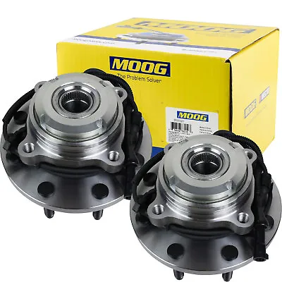 4WD Moog Front Wheel Bearing And Hub Assembly Pair For Ford F250 F350 Super Duty • $214.28