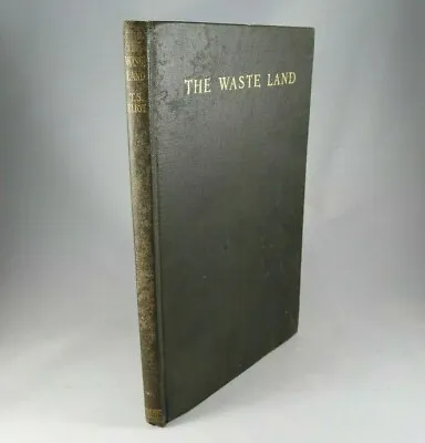 T.S. Eliot - The Waste Land - Boni Liveright 1922 - First Edition Second State • $1312.50