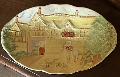 Vintage Kensington Ware Huntsman Inn Plate Platter Dish • £10