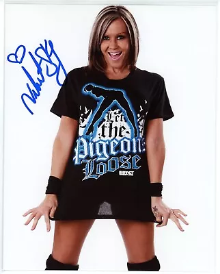 TNA Wrestling Velvet Sky Autographed 8x10 Color Photo MGM Collectibles COA • $24.30