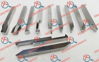 8mm X 80mm HSS Ground Lathe Form Tools 11 Pieces Set Unimat Emco Myford Boxford • $162.13