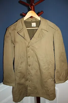 Rare Original Early WW2 U.S. Army M41 OD Arctic Field Jacket Size 36 L • $250