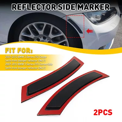 Front Bumper Smoke Reflector Side Marker For BMW F30 4 Serie F32 F33 F36 Durable • $18.99