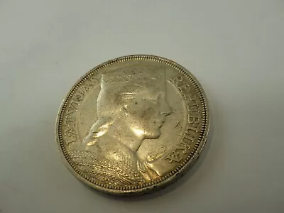 1931 Latvia 5 Lati Silver Coin • $25