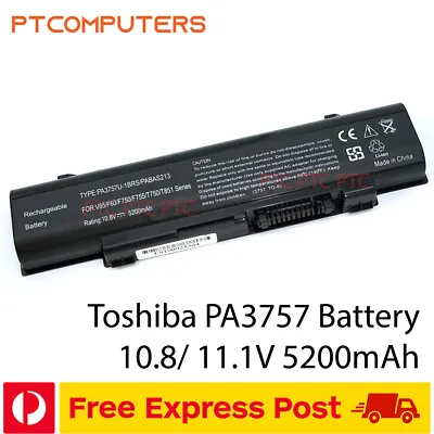 Laptop Battery Power For Toshiba Qosmio F60 F750 F60-00Y PA3757U-1BRS PABAS213 • $46.41