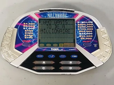 £7.23 • Buy WHO WANTS TO BE A MILLIONAIRE Tiger Electronics Handheld Video Game 2000