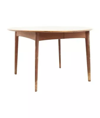 Uldum Mobelfabrik Style Mid Century Danish Teak Round Dining Table • $2795